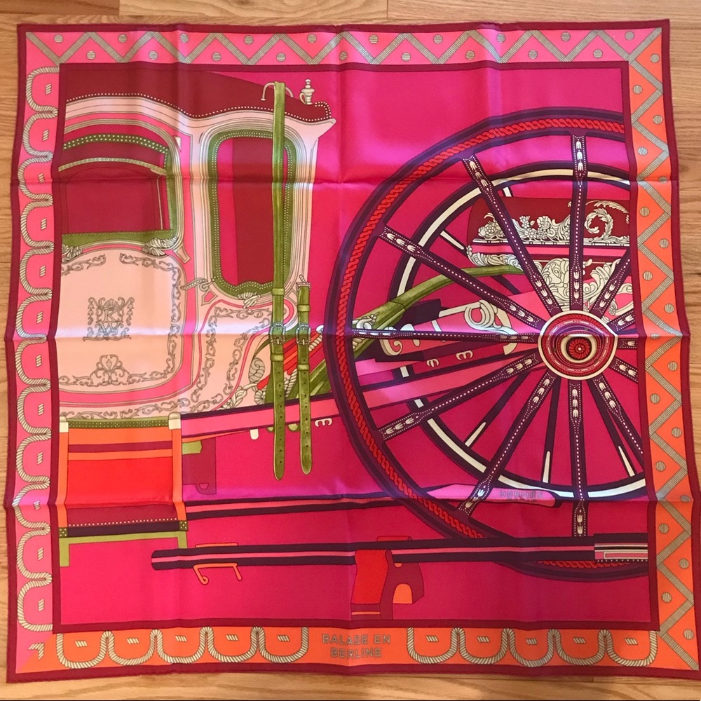 Hermès Balade en Berline Scarf